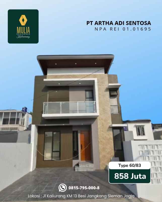 rumah dijual ngaglik uii kaliurang mulia residence