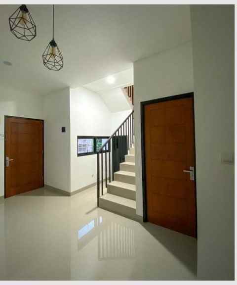 rumah dp 0 siap huni 2 lantai desain modern industrial