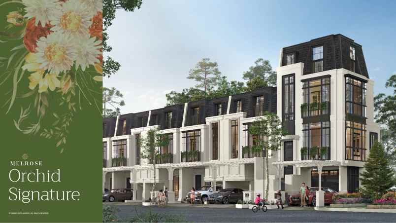 rumah melrose duta garden 2 lantai