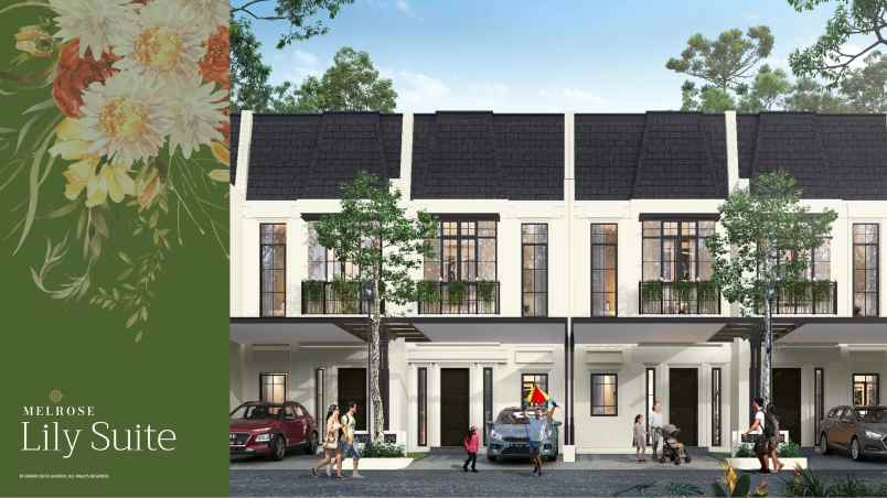rumah melrose duta garden 2 lantai