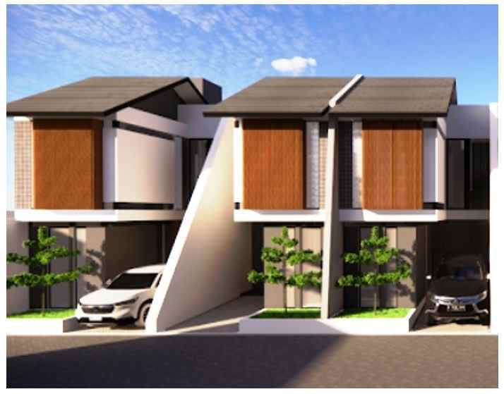 rumah mewah 2 lantai asri rtm kelapa dua