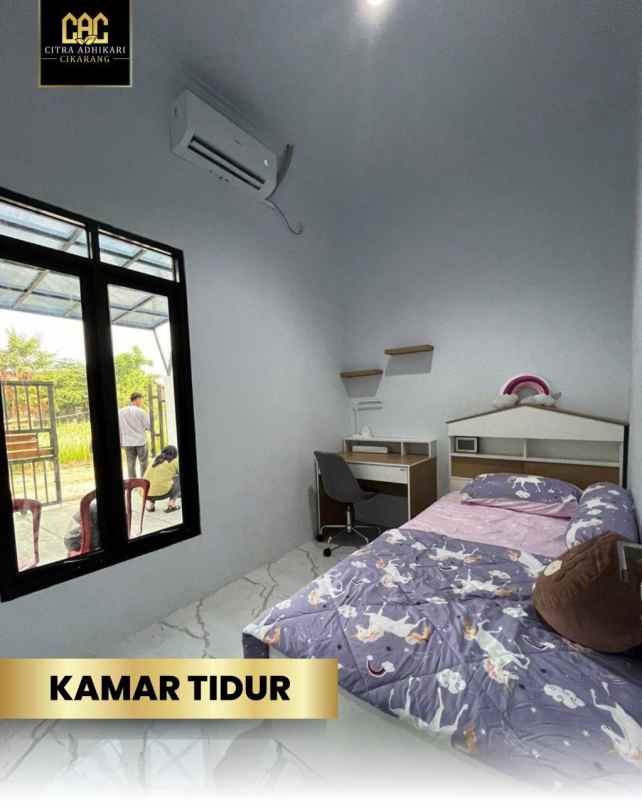 rumah modern 2 lantai nyaman strategis di cikarang