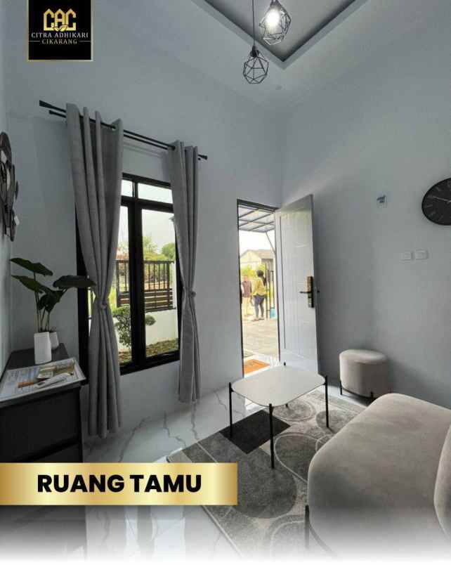 rumah modern 2 lantai nyaman strategis di cikarang