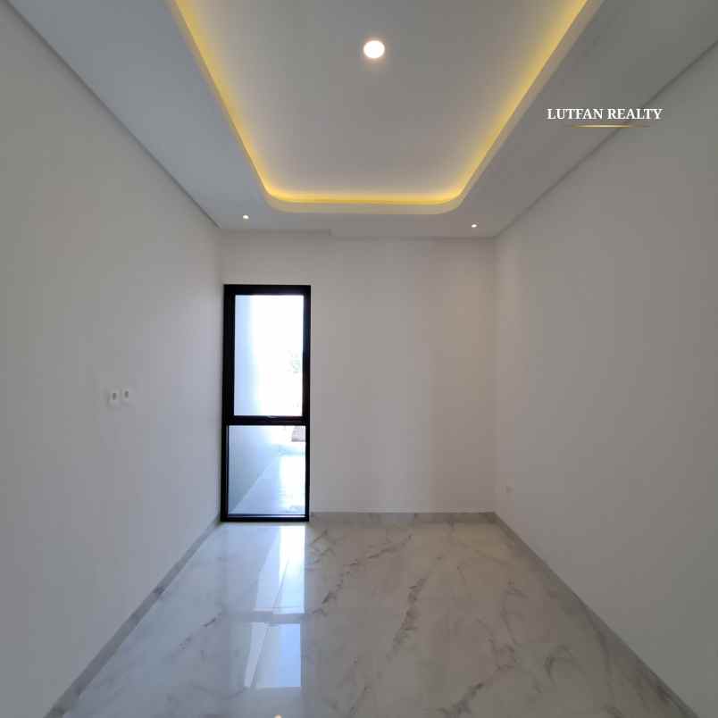 rumah modern kontemporer dalam cluster