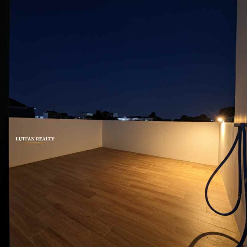 rumah modern kontemporer dalam cluster