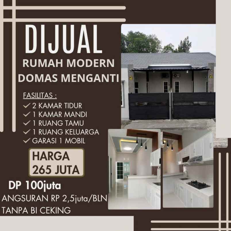 rumah murah dekat jalan raya provinsi