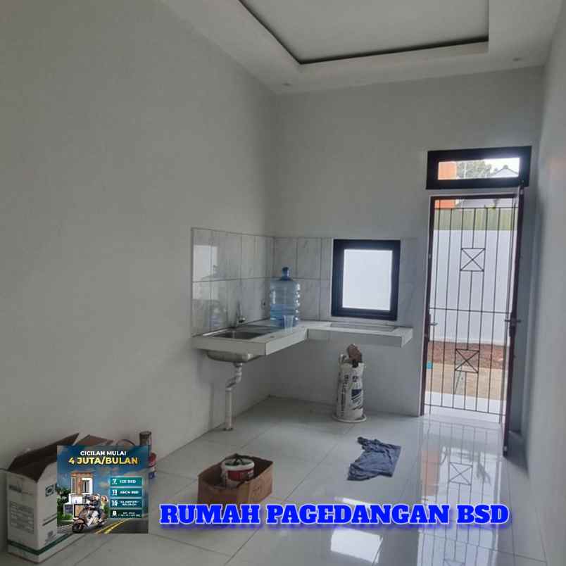rumah pagedangan bsd cicil dp langsung huni rumahnya