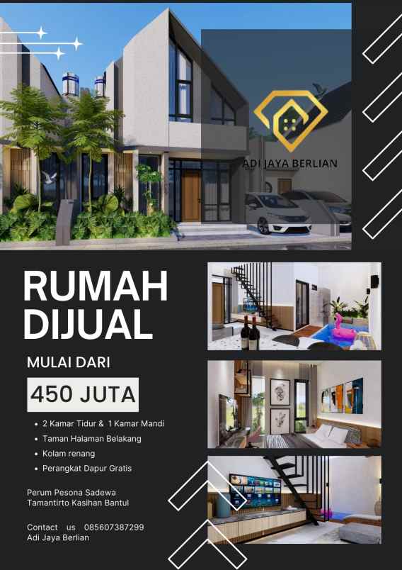 rumah scandinavian elegan dekat umy mulai 400 jutaan