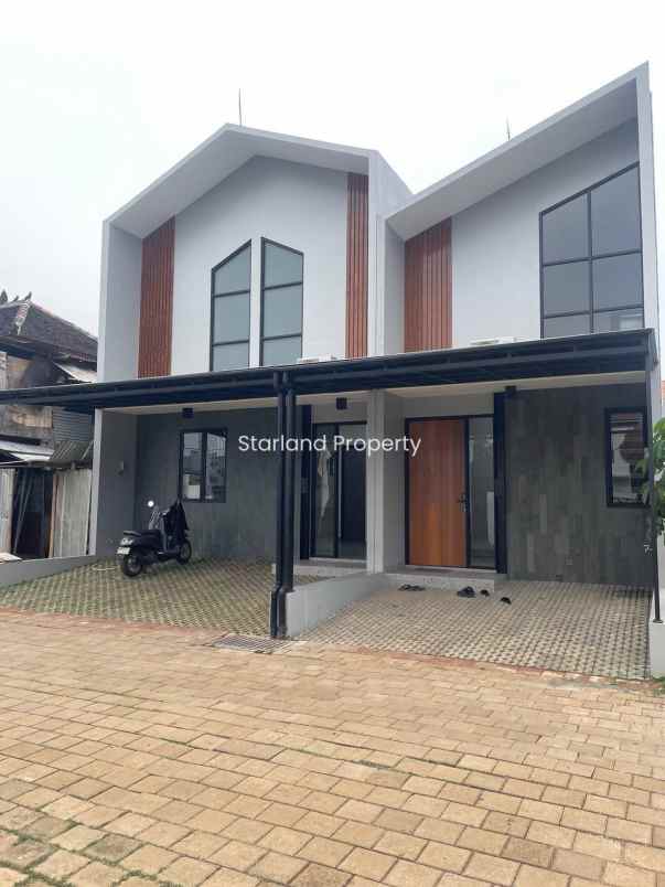 rumah scandinavian modern di pondok aren bintaro