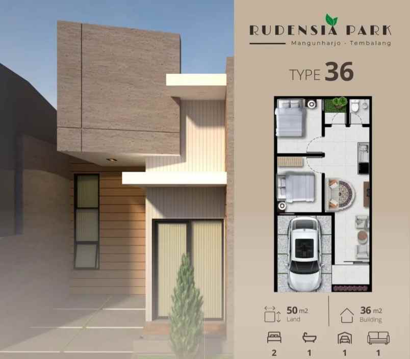 rumah siap bangun murah free biaya di mangunharjo