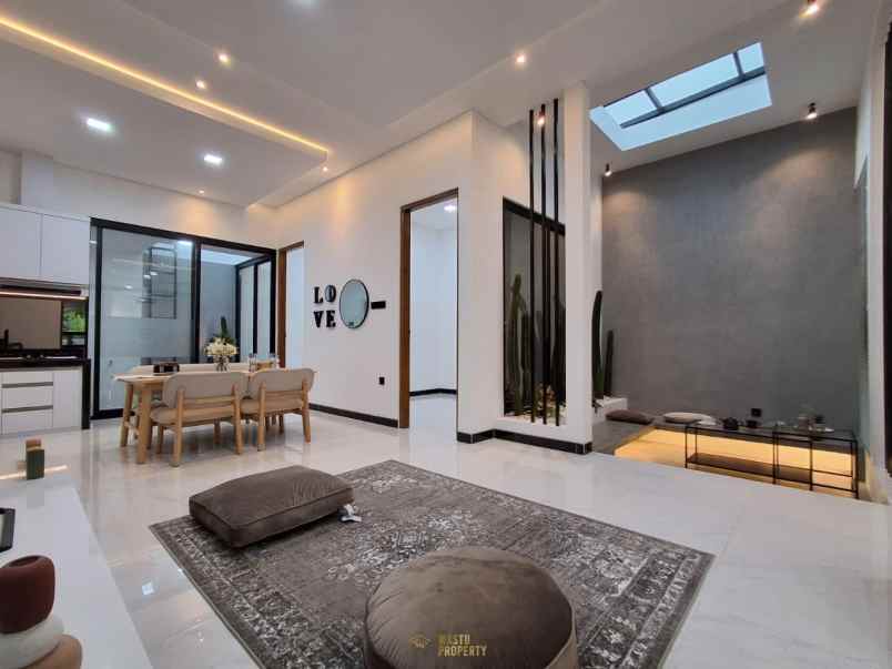 rumah siap huni ala cafe semi furnished di jogja utara