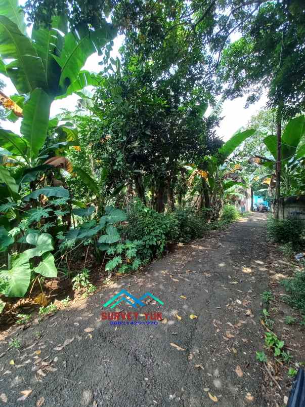 tanah 1000 m2 akses mobil strategis dekat st pd ranji