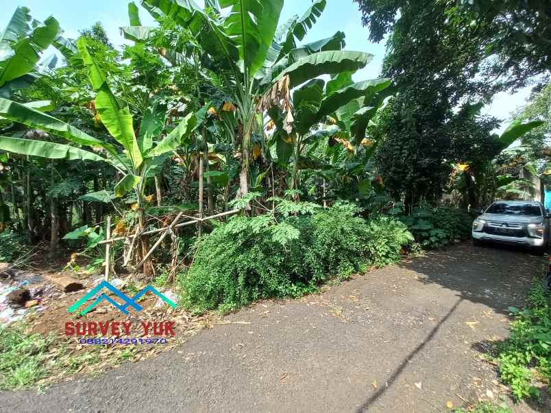 tanah 1000 m2 akses mobil strategis dekat st pd ranji