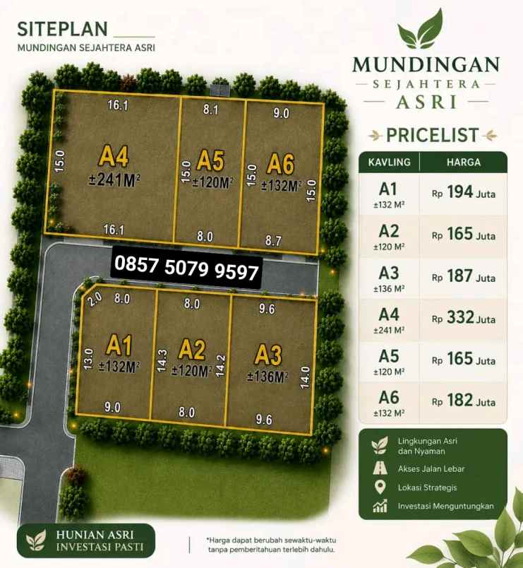 tanah dijual murah di gunungpati semarang
