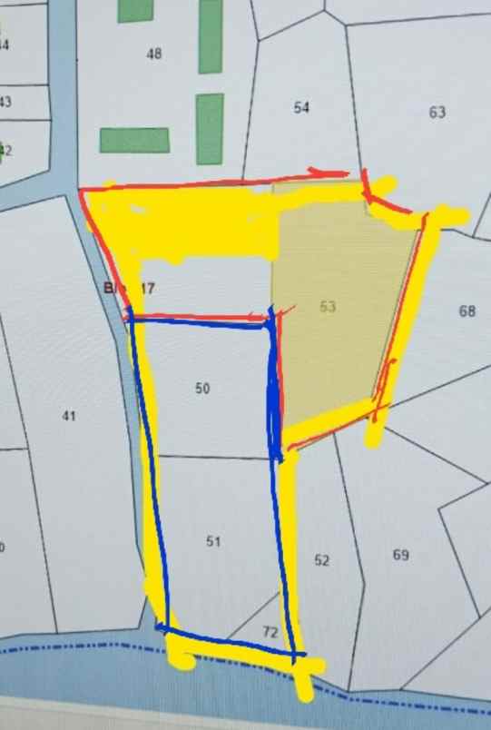 tanah jalan pantai tegal besar