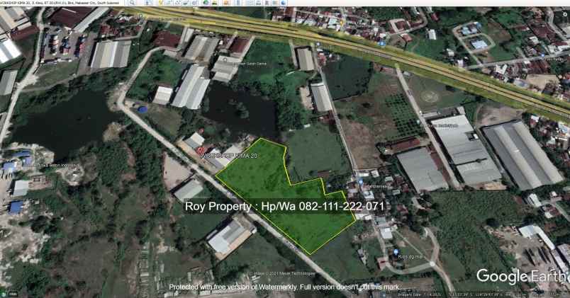 tanah jl kima bira kec