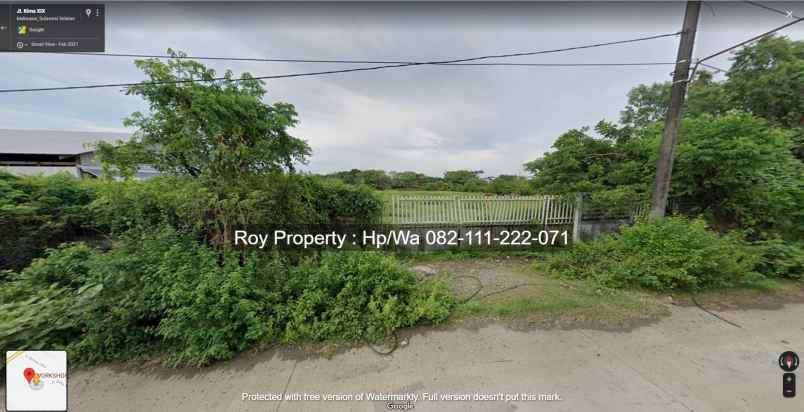 tanah jl kima bira kec