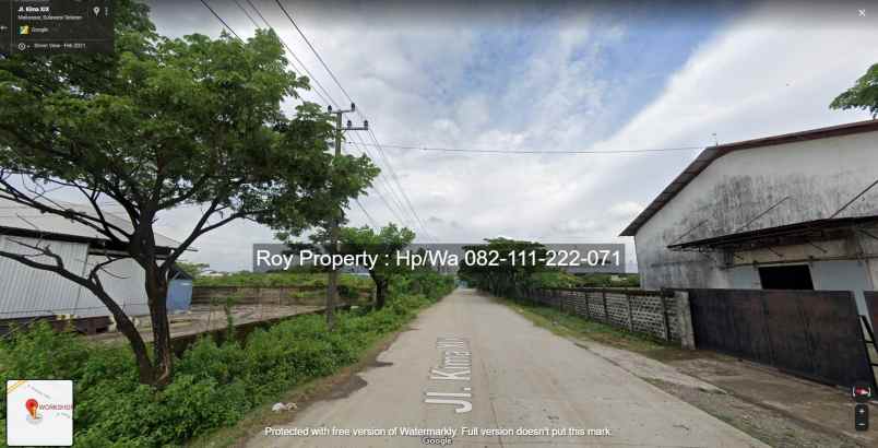 tanah jl kima bira kec