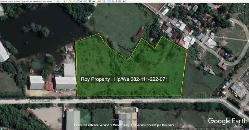 tanah jl kima bira kec