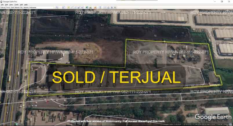 tanah jl raya cakung cilincing