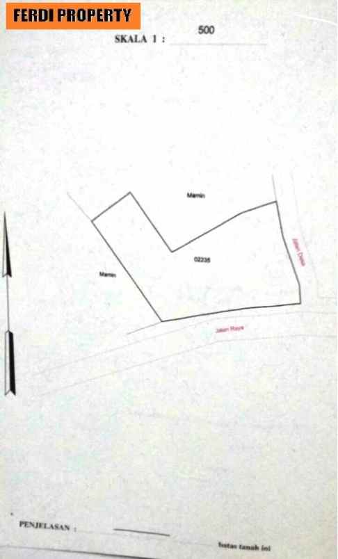 tanah jl raya karanggan gunung putri