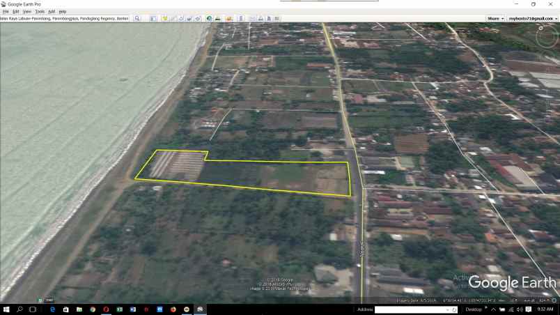 tanah jl raya labuan panimbang