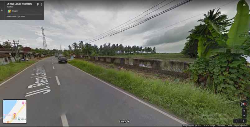 tanah jl raya labuan panimbang