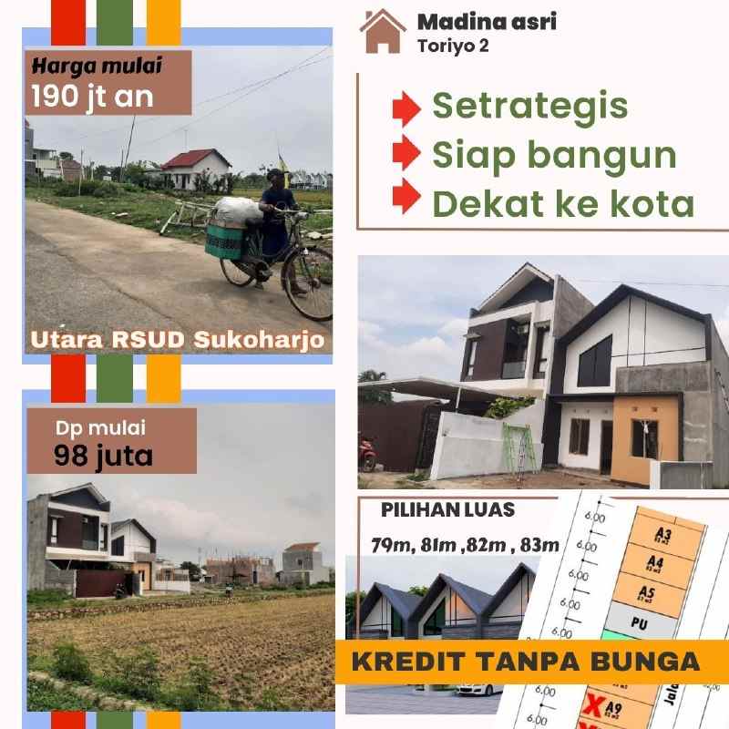 tanah kavling setrategis di perumahan sukoharjo kota