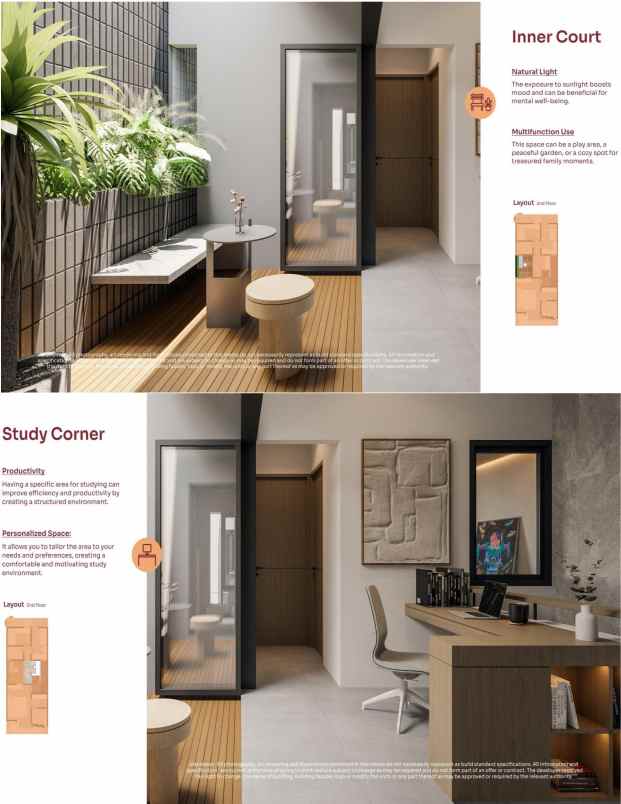 cluster pinggir jalan besar di setu cipayung