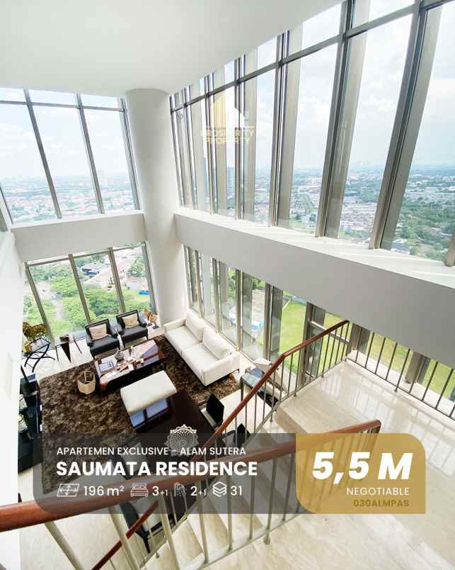 dijual apartemen apartemen saumata