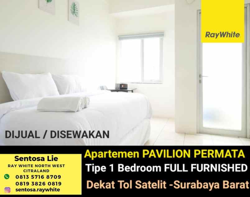 dijual apartemen jalan dukuh pakis