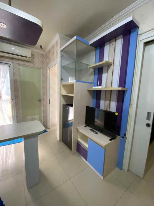 dijual apartment green pramuka city 2br bangunan bagus