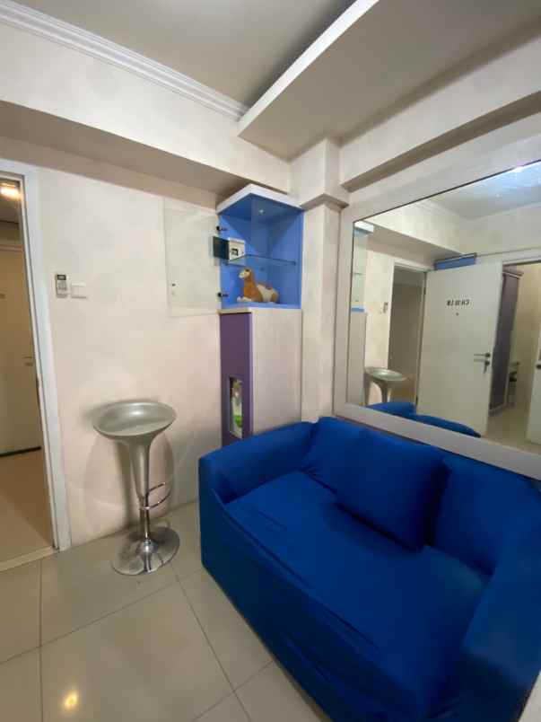 dijual apartment green pramuka city 2br bangunan bagus