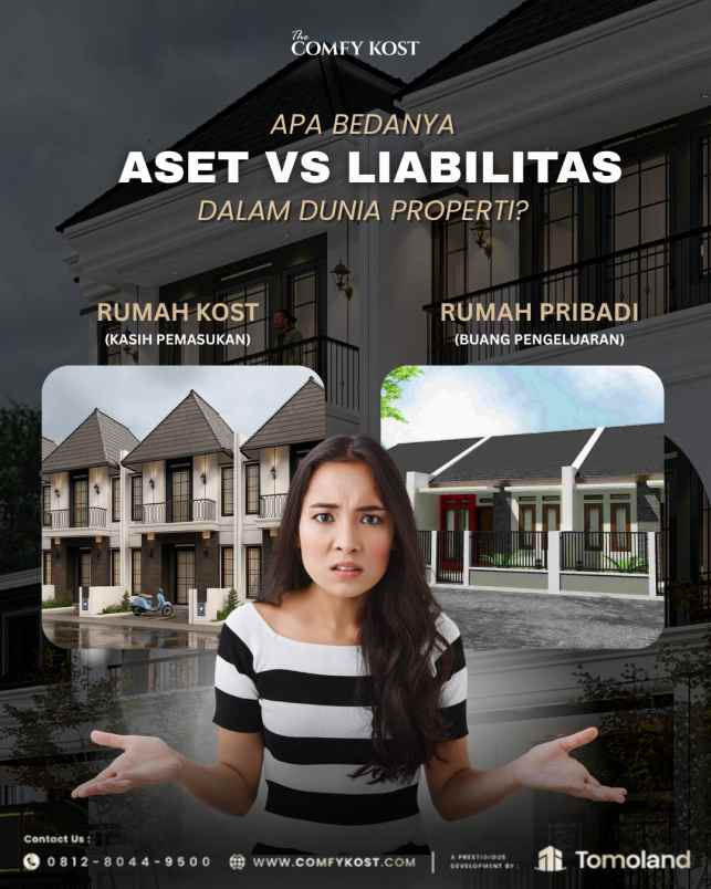 dijual kost krajan sumbersekar kec dau