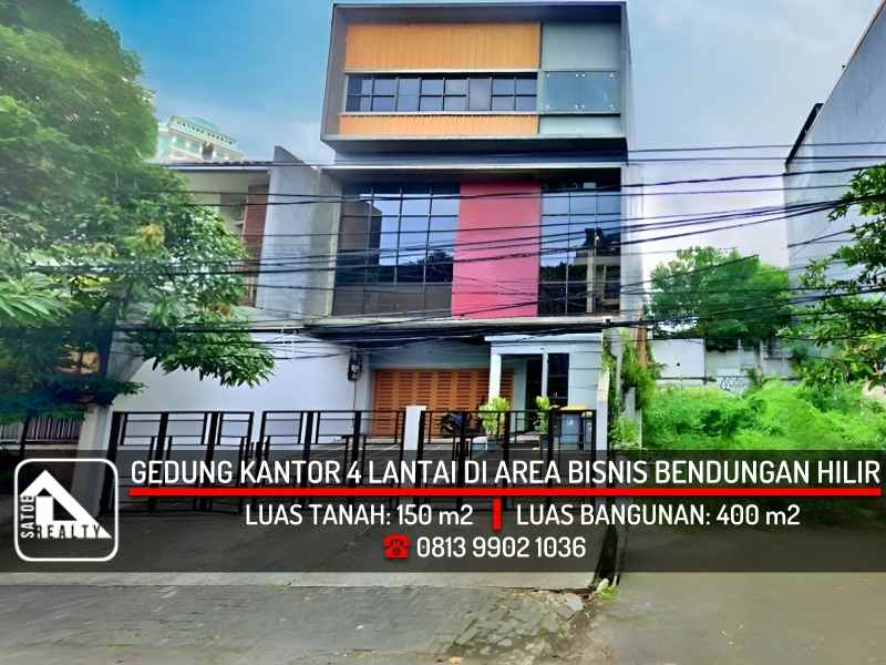 dijual ruko gudang kantor bendungan hilir jakarta pusat