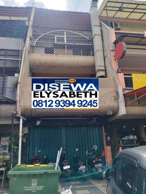 dijual ruko gudang kantor boulevar kelapa gading