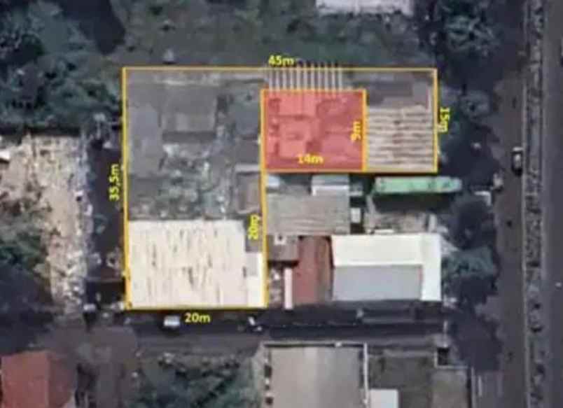 dijual ruko gudang kantor ji raya kh r abdullah bin