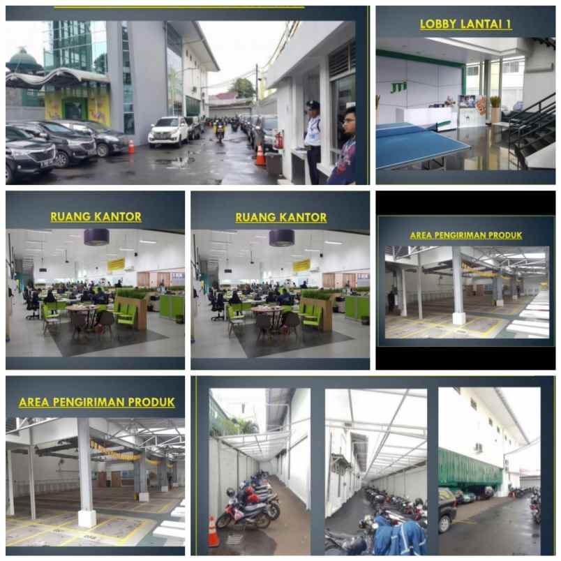 dijual ruko gudang kantor pasarminggu