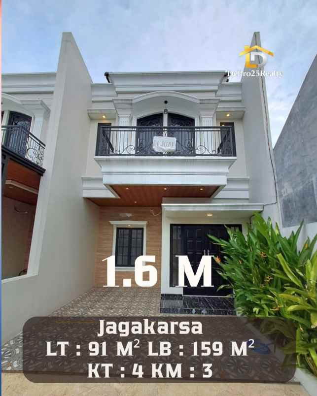 dijual rumah 2 lantai siap huni di kahfi 1 jagakarsa