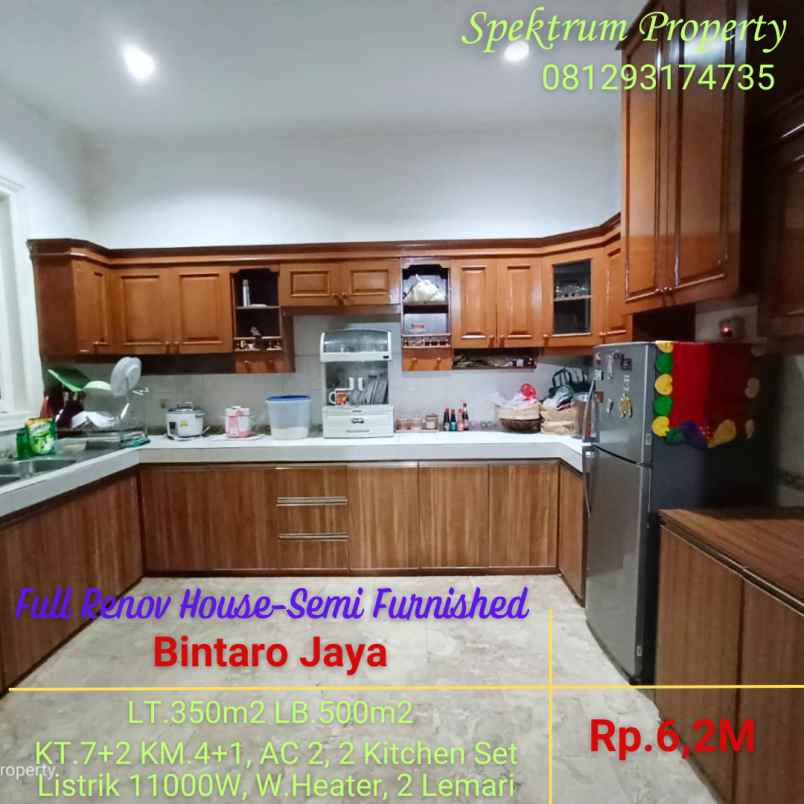 dijual rumah bintaro jaya
