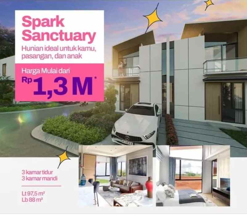 dijual rumah cendana spark north lippo
