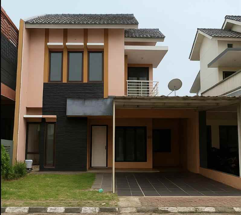 dijual rumah cluster primrose galuh mas