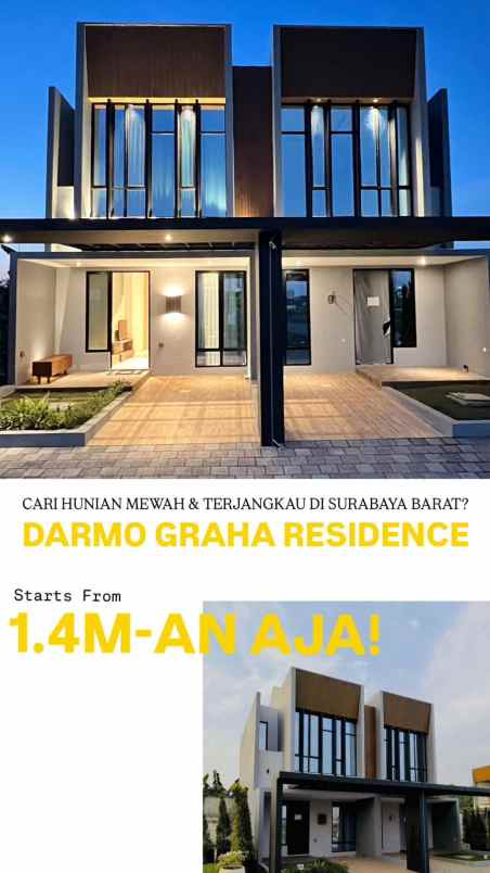 dijual rumah darmo permai