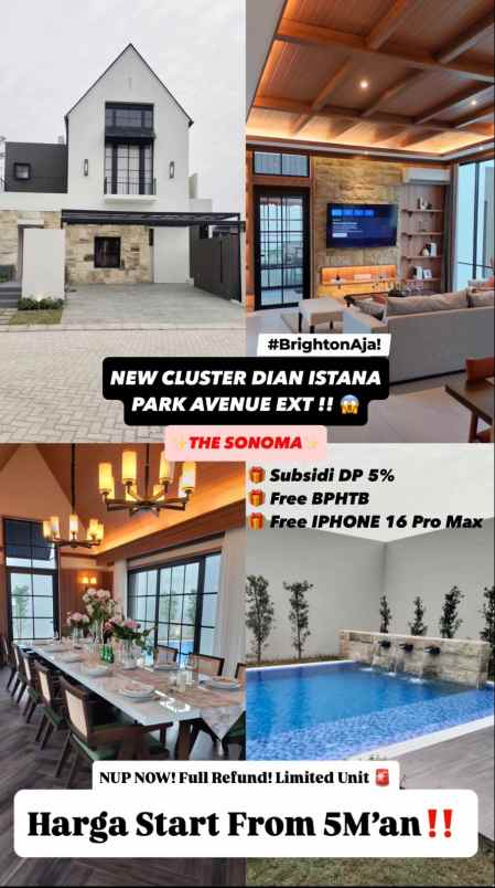 dijual rumah dian istana