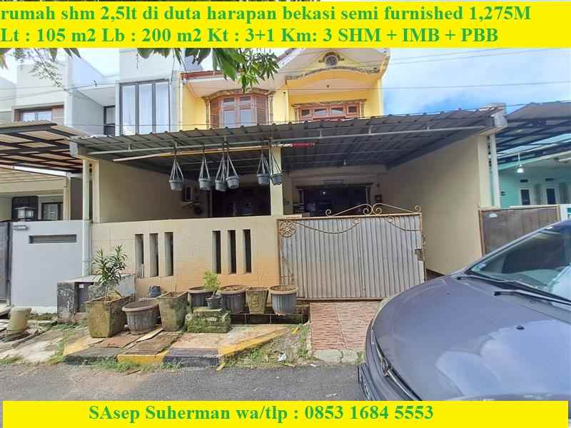 dijual rumah duta harapan bekasi jawa barat