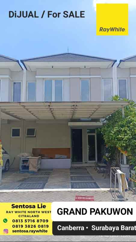 dijual rumah jalan grand pakuwon