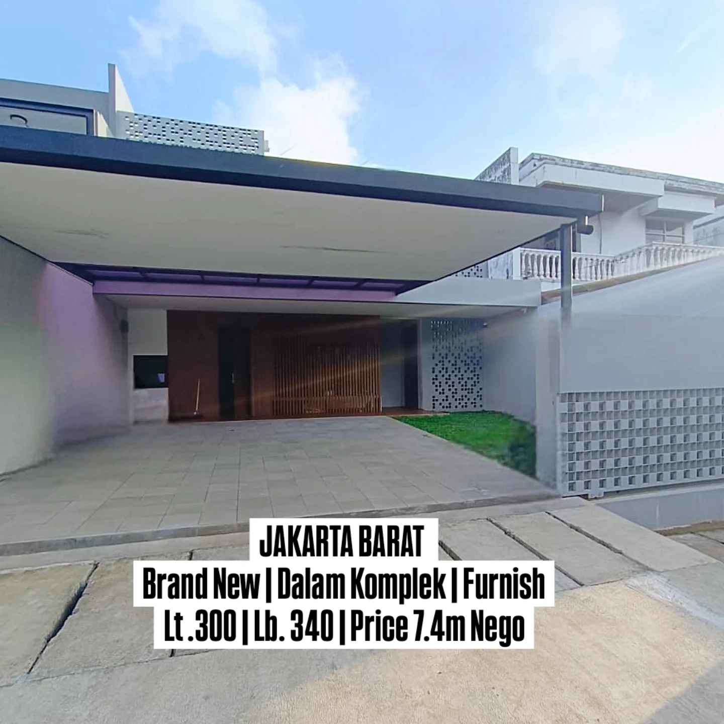 dijual rumah jalan raya joglo kembangan