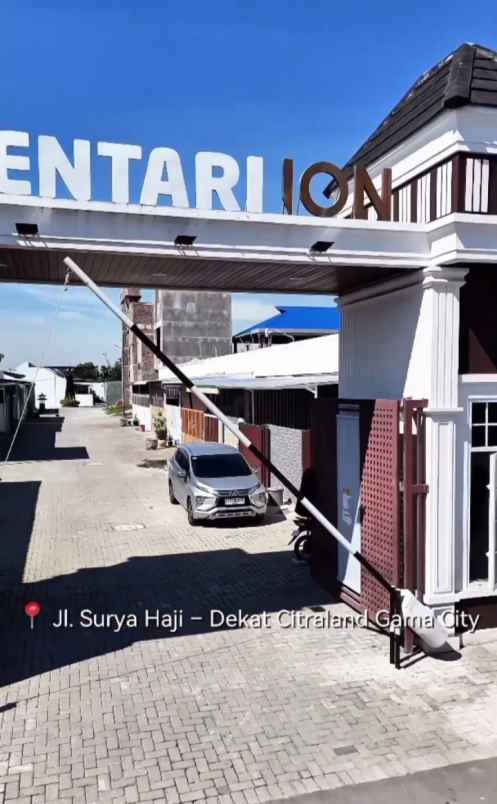 dijual rumah jalan surya haji dekat