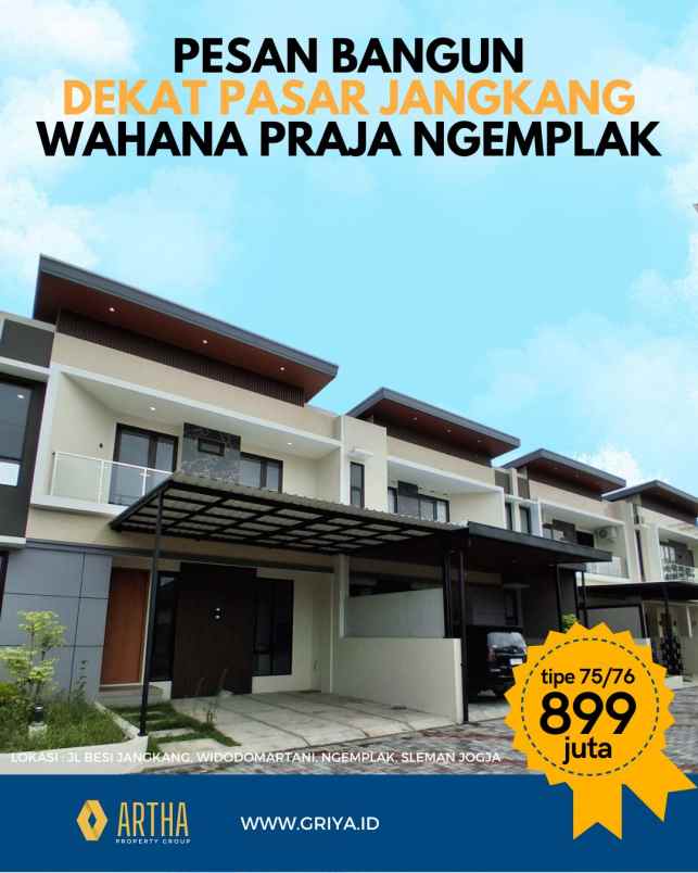 dijual rumah jangkang widodomartani