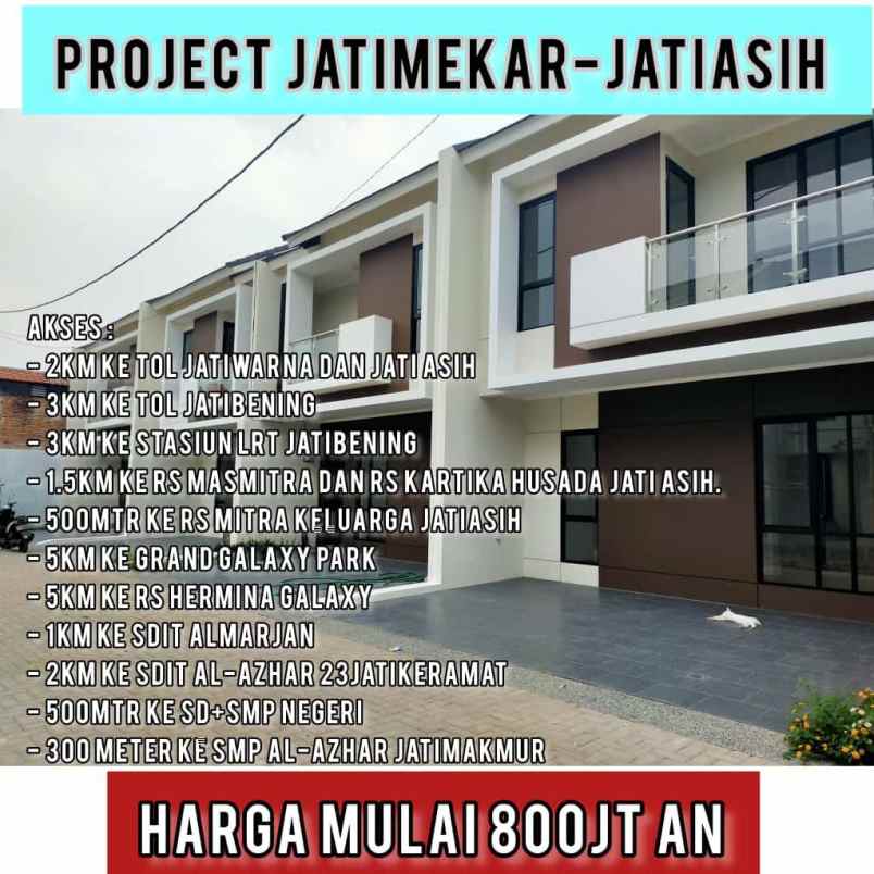 dijual rumah jatimekar jatiasih